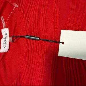 Calvin Klein Vibrant Red top